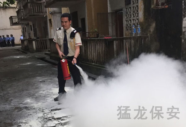 天水保安应急消防训练